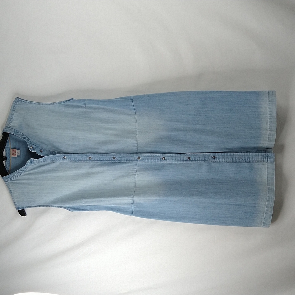 Women Light Blue Demin Dress  Size: XL